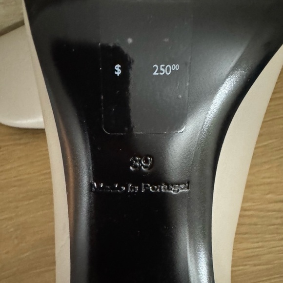 COS Cream Square-Toe Heels - Picture 6 of 6